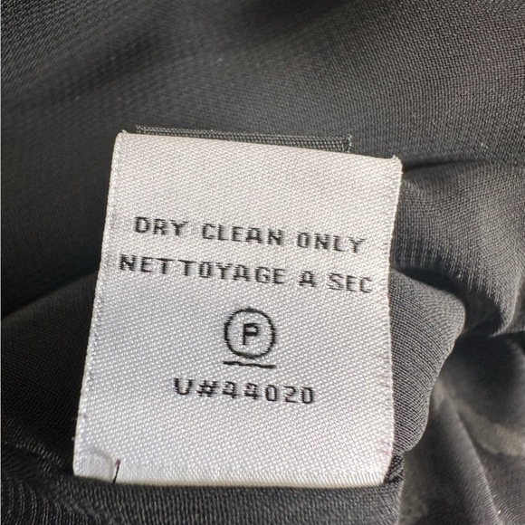 Diane Von Furstenberg Mikino Printed Chiffon Tunic Dress Black Polka Dot Sz 2 - Picture 8 of 9